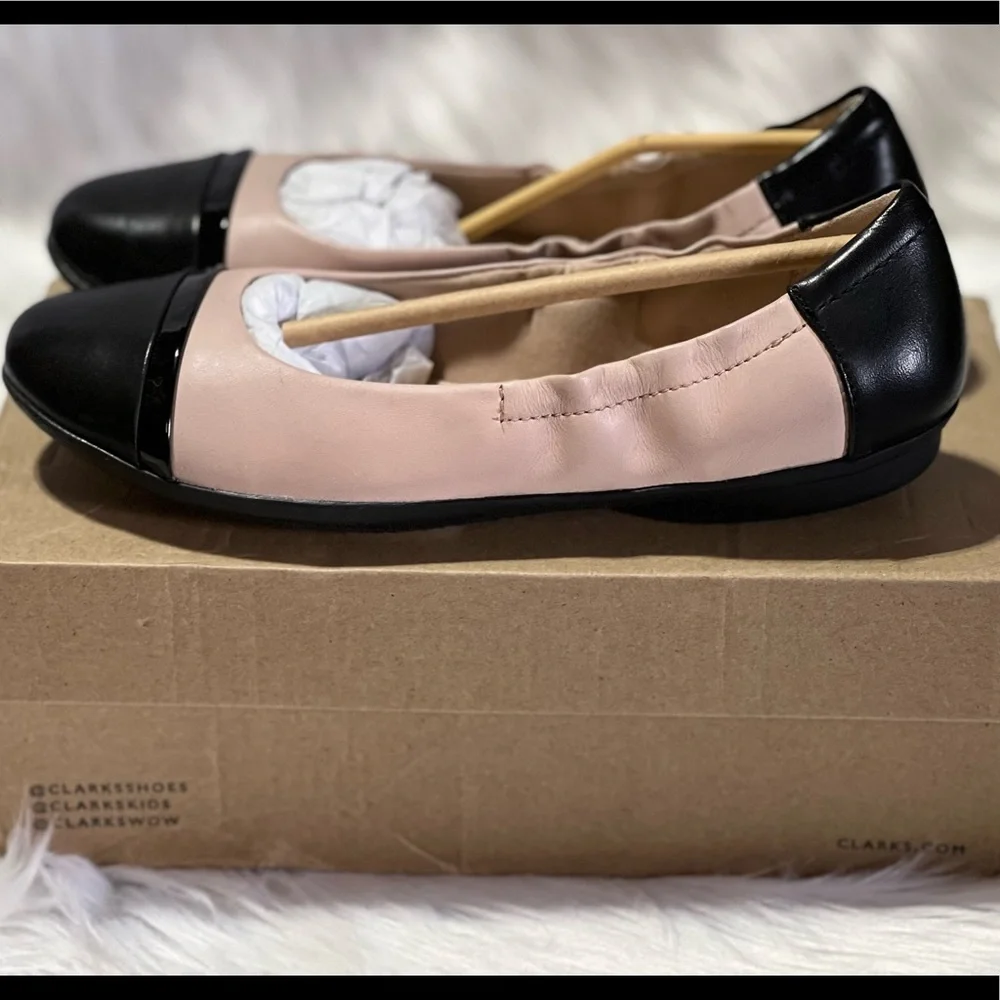 New Clarks Women's Gracelin Jenny Flat Nude Pink - Picture 7 of 14